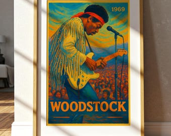 ウッドストック フェスティバル 1969 音楽ギフト コンサート ポスター
