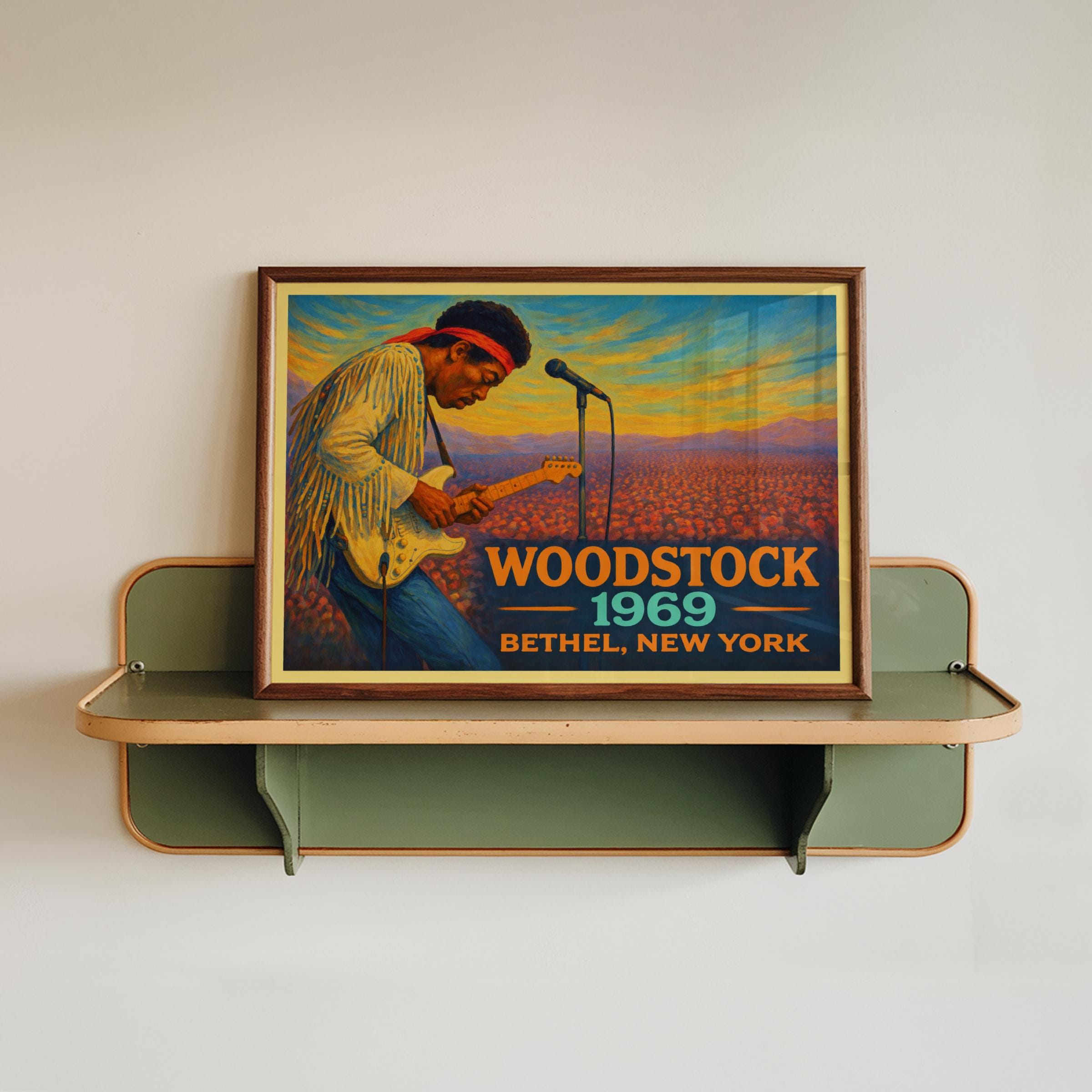 Woodstock 1969 poster - Etsy 日本