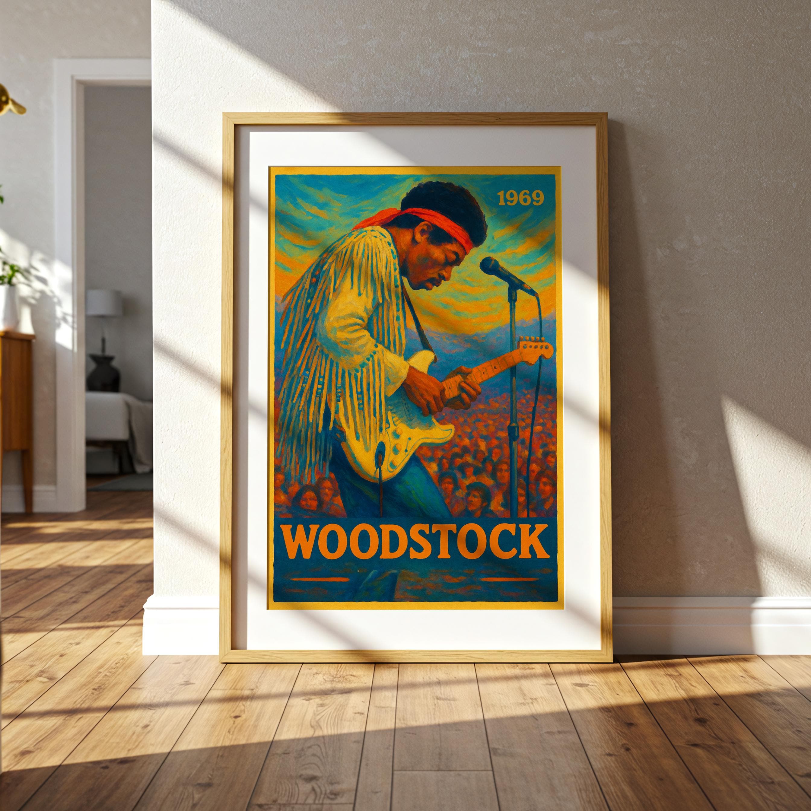 Woodstock 1969 poster - Etsy 日本