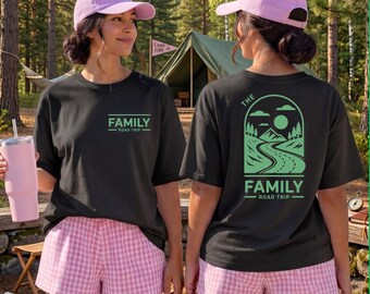 Family Road Trip Adventure DTF Transfer (Ready to Press)