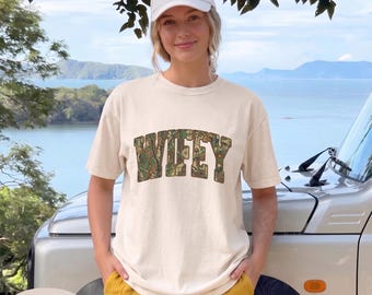 Wifey Camo DTF Transfer: Ready to Press Outdoor Adventure Design