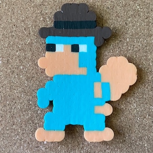 2D Perry the Platypus Perler Bead Charicter