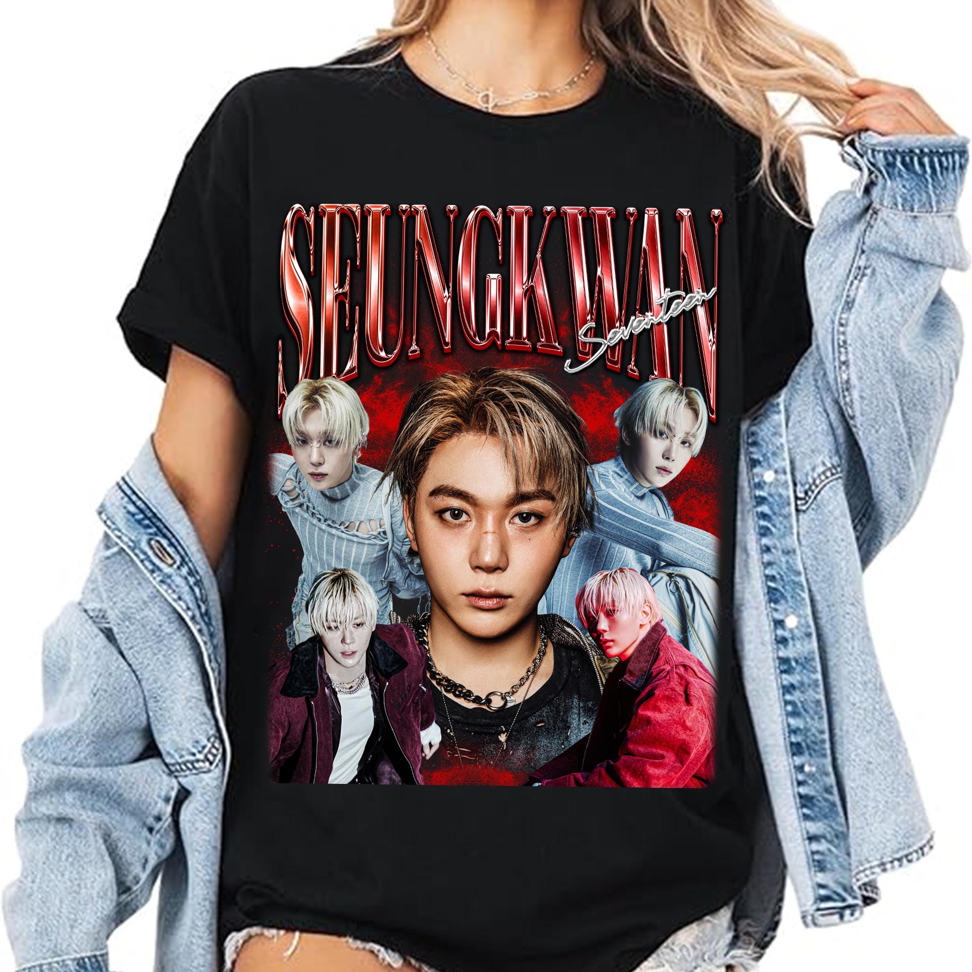 Seungkwan Seventeen Kpop T-shirt, Seventeen Thunder Happy Burstday