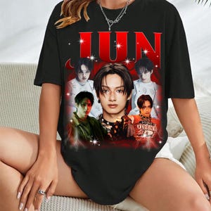 Retro Jun Seventeen Kpop T-Shirt, Seventeen Right Here World Tour Shirt, Seventeen Happy Burstday Shirt,Seventeen Nana Tour Members Tee