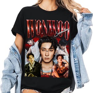 Wonwoo Seventeen Kpop T-Shirt, Seventeen Thunder Happy Burstday Shirt, Seventeen Right Here World Tour Shirt, Seventeen Nana Bnb Shirt