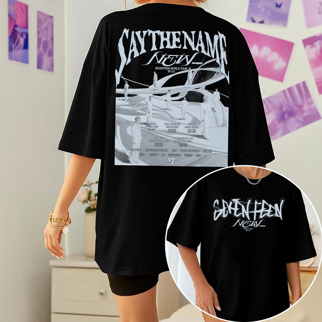 Seventeen World Tour New_ T-shirt, Seventeen World Tour 2025 Shirt
