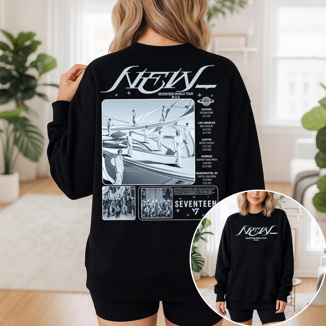 Seventeen World Tour New_ Sweatshirt, Seventeen World Tour