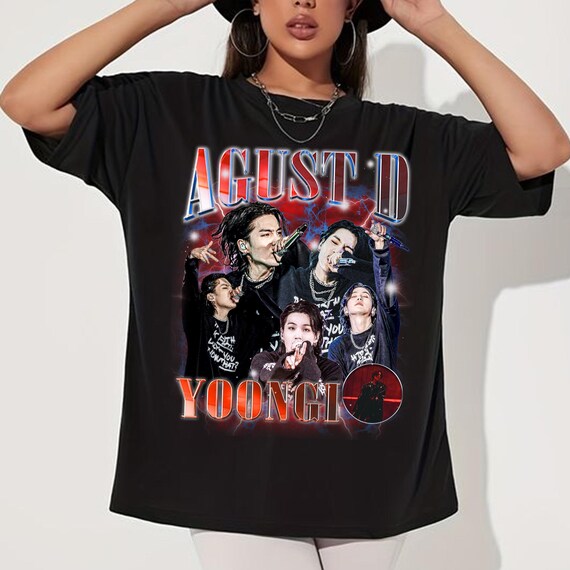 Retro Suga Kpop T-shirt, Agust D D Day Tour T-shirt, SUGA D Day Album SetList Shirt, Agust D World Tour Shirt, Suga On Tour 2023 Shirt