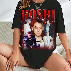 Retro Hoshi Seventeen Kpop T-Shirt, Seventeen Right Here World Tour Shirt, Seventeen Happy Burstday Shirt,Seventeen Nana Tour Members Tee