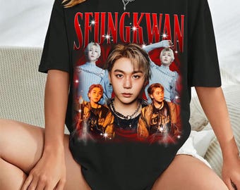 NANATOUR Tシャツ SEUNGKWAN Seventeen Nana Tour Shirt Seungkwan, Nanatour With Seventeen Shirt