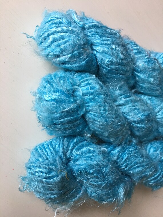 Knit Weave Crochet Neon Green Zebra Hand Spun Alpaca 30 Yards 2 Ply Yarn