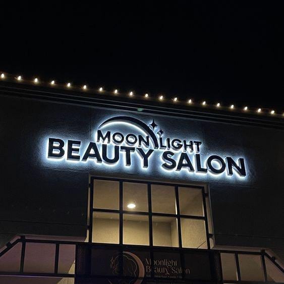 3D Lighted Letter Sign | LED Custom Logo Board | Raised Wall Branding ...