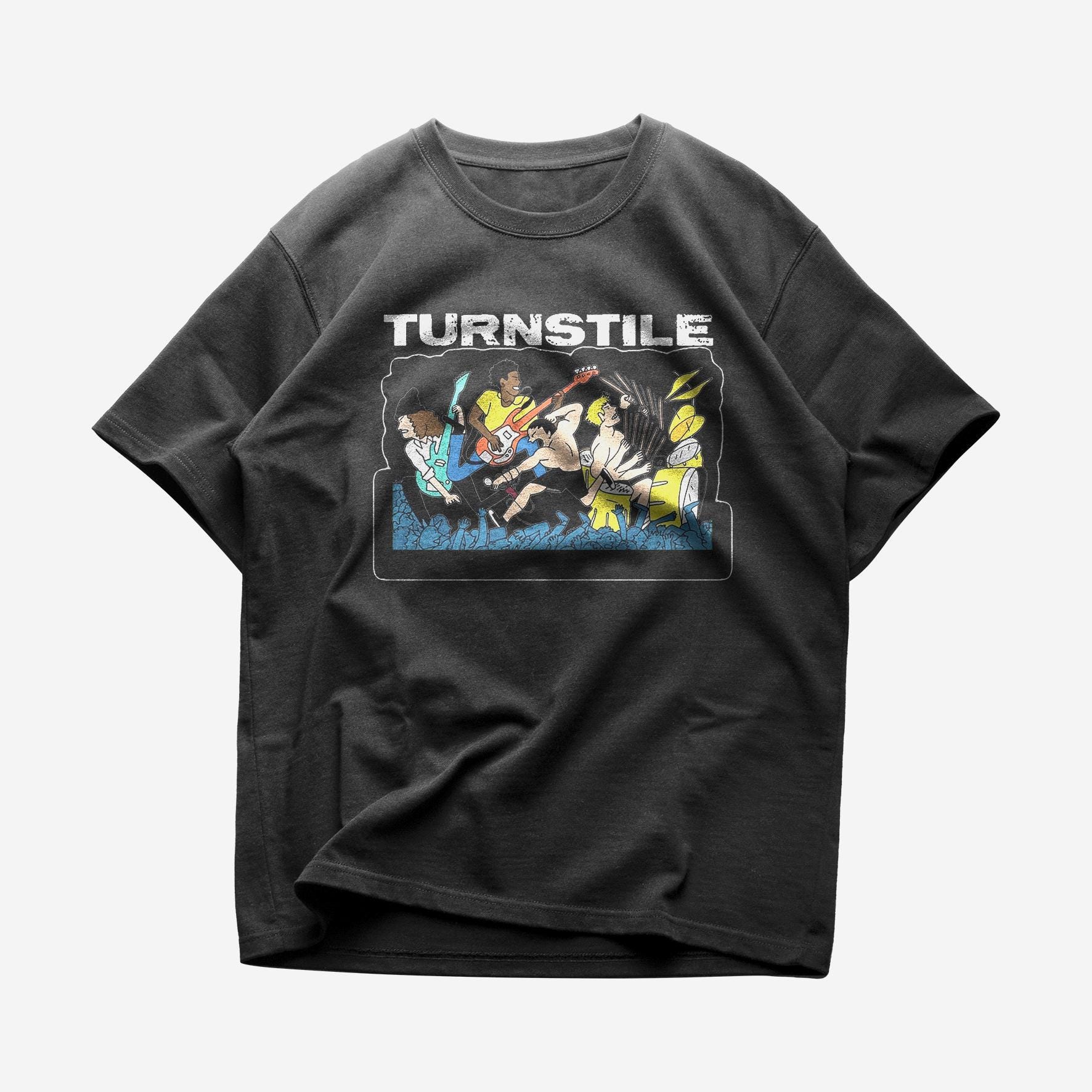 TURNSTILE Tシャツ Turnstile / ターンスタイル - MEM Glow On Tシャツ (ホワイト