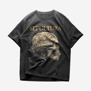 Sepultura T-shirt, Metal Music Shirt, Unisex Heavy Cotton Tee, Sepultura Merch - Premium Quality