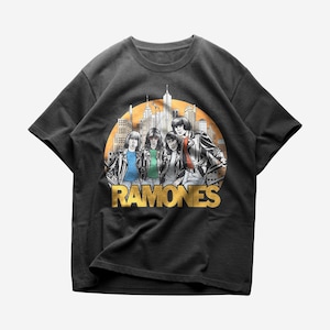 Ramones T-shirt, Rock Music Shirt, Unisex Heavy Cotton Tee, Ramones Merch - Premium Quality