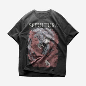 Sepultura T-shirt, Metal Music Shirt, Unisex Heavy Cotton Tee, Sepultura Merch - Premium Quality