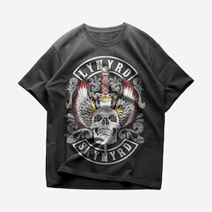 Lynyrd Skynyrd Shirt, Rock Music T-shirt, Unisex Heavy Cotton Tee, Lynyrd Skynyrd Merch - Premium Quality