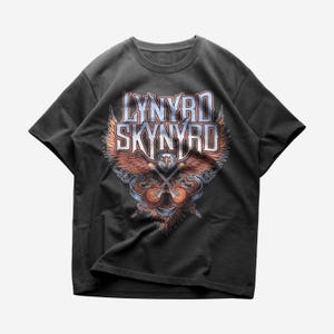 Lynyrd Skynyrd T-shirt, Rock Music Shirt, Unisex Heavy Cotton Tee, Lynyrd Skynyrd Merch - Premium Quality