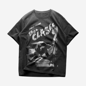 The Clash T-shirt, Rock Music Shirt, Unisex Heavy Cotton Tee, The Clash Merch - Premium Quality Tee