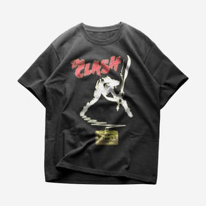 The Clash T-shirt, Rock Music Shirt, Unisex Heavy Cotton Tee, The Clash Merch - Premium Quality