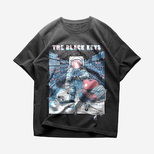 The Black Keys-T-shirt, rockmuziekshirt, uniseks zwaar katoenen T-shirt, The Black Keys-merchandise - premiumkwaliteit