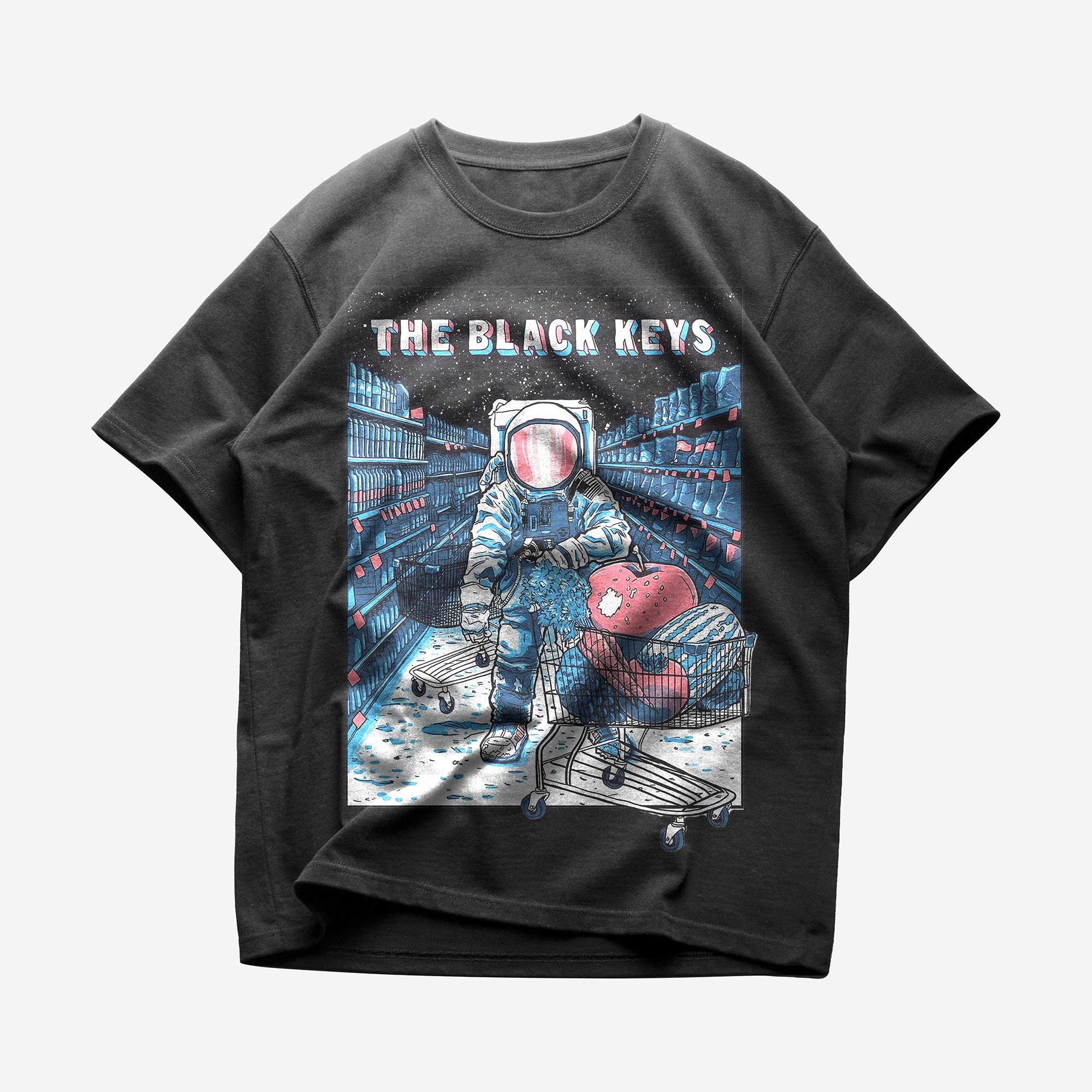 新品未使用　THE BLACK KEYS TOUR Tシャツ　サイズXL 2025年最新】the black keys tシャツの人気アイテム - メルカリ