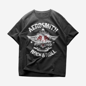 Aerosmith T-shirt, Rock Music Shirt, Unisex Heavy Cotton Tee, Aerosmith Merch -  Premium Quality