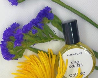 Orange Blossom Vanilla Perfume Oil, Soft  Floral, Creamy Vanilla Musk, Clean Skin Scent, Light Citrus Bloom