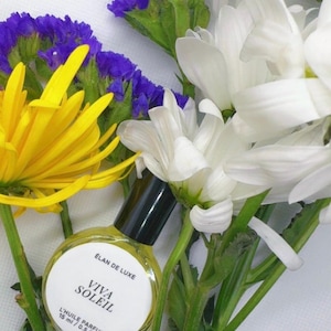 Orange Blossom Vanilla Perfume Oil: Warm Floral Amber Scent