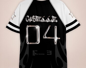 AESPA Metallic Jersey (choose Members) - Etsy