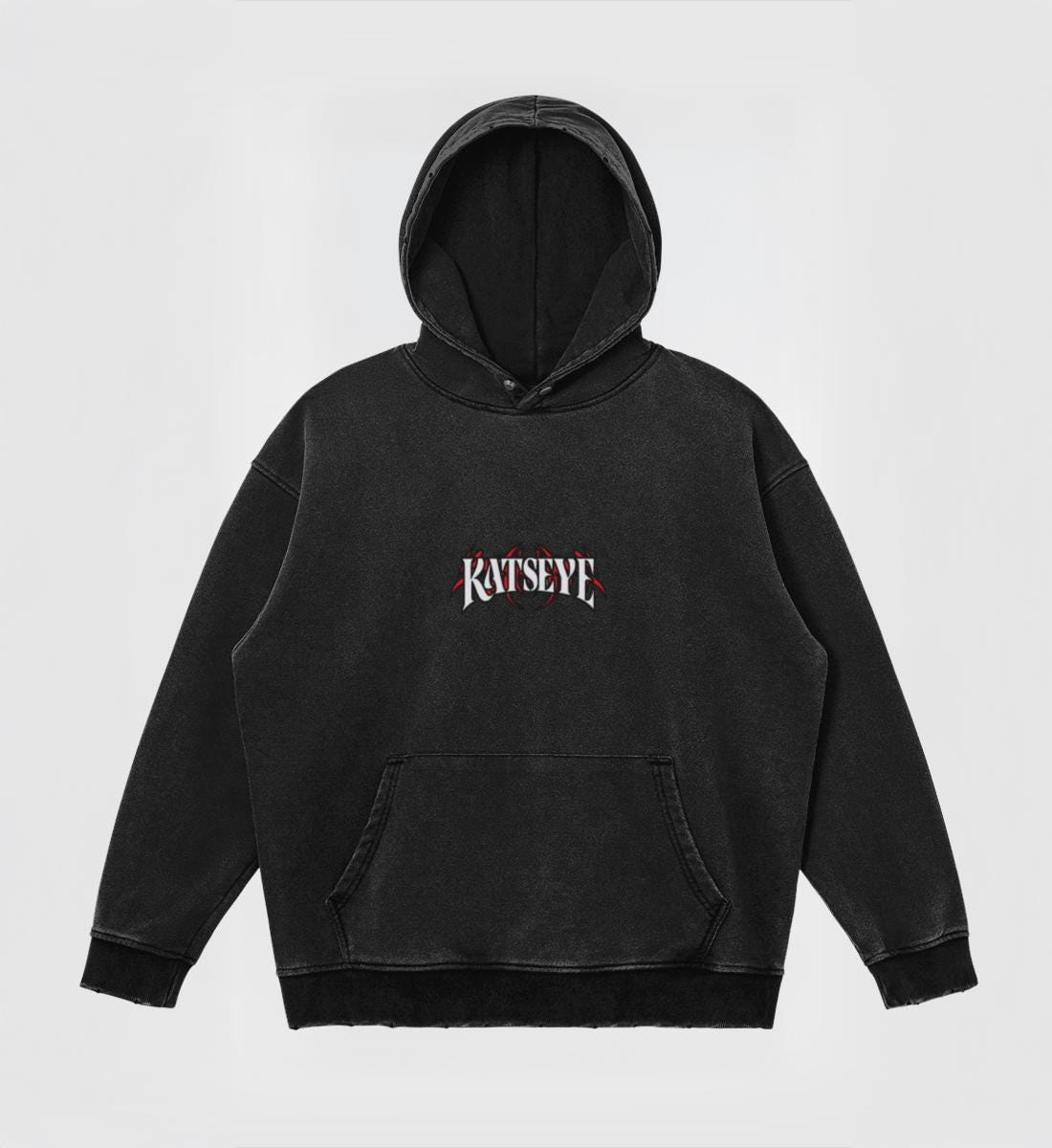 LE SSERAFIM CROP HOODIE (Black)