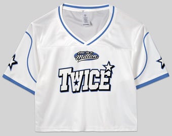 TWICE crop-jersey, custom-lid, Kpop-merchandise