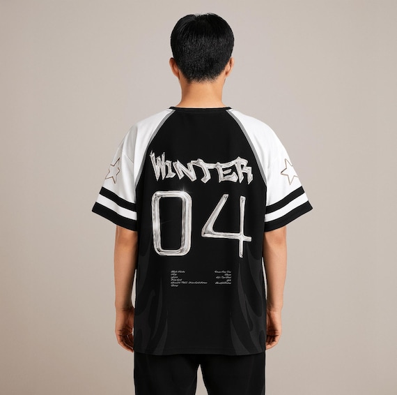 AESPA Metallic Jersey (choose Members) - Etsy