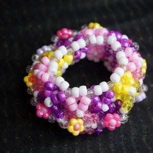 Amazing Kandi Flower Cuff