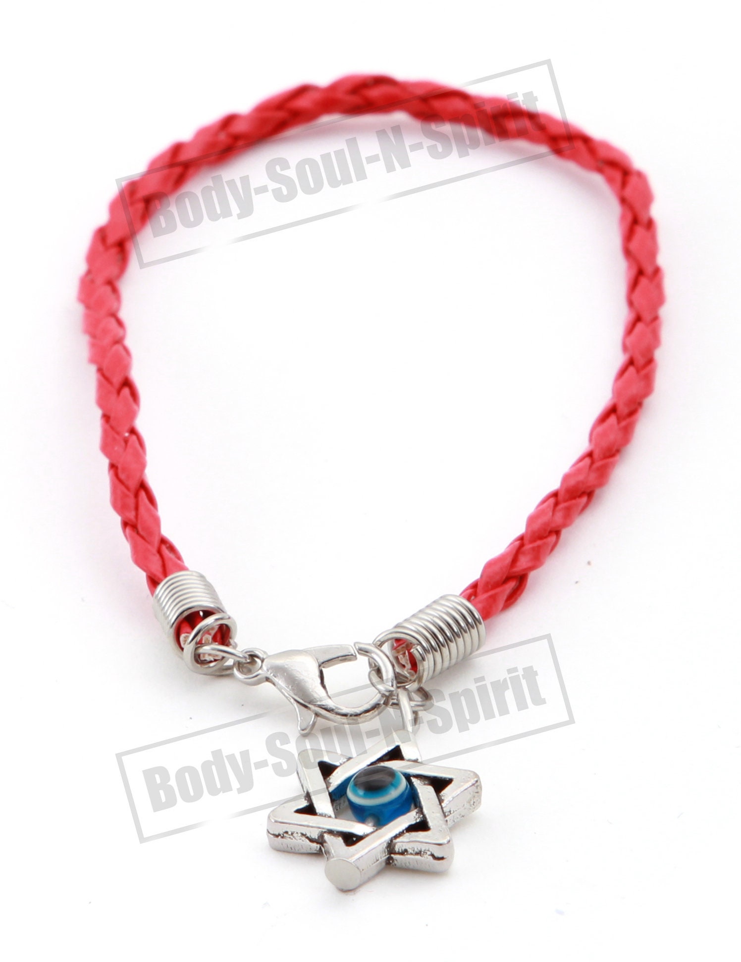 Red String Kabbalah Bracelets with Star of David Amulets Etsy