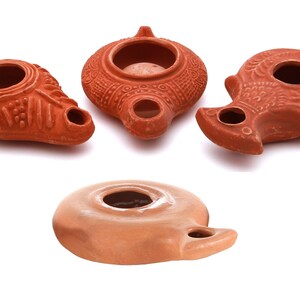 Ancient Israel Judaica Antique Biblical Replica Ancient "OIL LAMP" Hanukkah Gift Ancient Israel Judaica Antique Biblical Replica Ancient "OIL LAMP" Hanukkah Gift