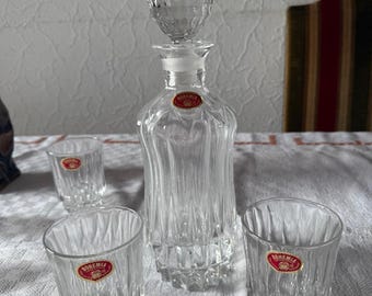 Whisky-Set Böhmen - Tschechoslowakei, 1970er Jahre