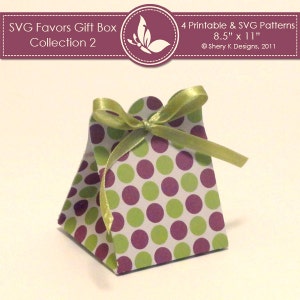 SVG & Printable Favors Gift Box Collection 2 image 4