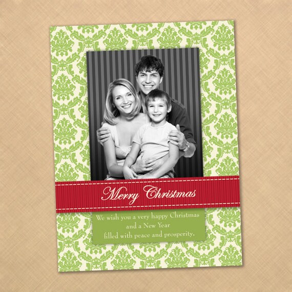 Printable Christmas Holiday Photo Card //////1 | Etsy