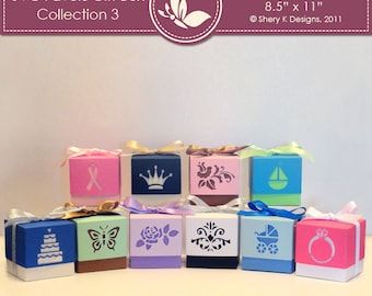 SVG Favors Gift Box Collection 3