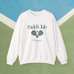 Padel Club Sweatshirt, Tennis Lovers Geschenk, Sportswear, Padel Pullover, Sports Outfit, Padel Sweatshirt, Padel Lover Shirt Padel Geschenk