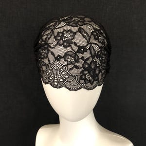 Deco Floral - Lace Eye Mask - Lightweight, Washable, Comfortable Fit