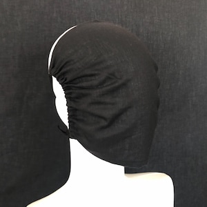 Cotton Full Face Mask - See Through, Lightweight, Washable, Comfortable Fit