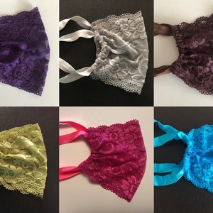 Single layer Shining Lace See Through Eye Cover Face Cover