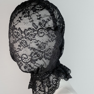 Ruffle Collar Over-the-Head Face Mask
