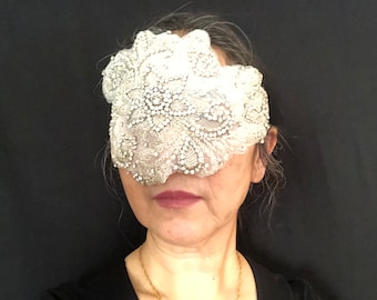 Clear Crystal See Through Face Cover Eye Cover