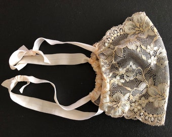 Embroidered Lace See Through Eye Cover