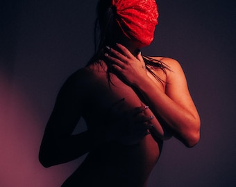 Lace Full Face Mask – Airy, Lightweight, Washable, Comfortable Fit, Multiple Colors Available