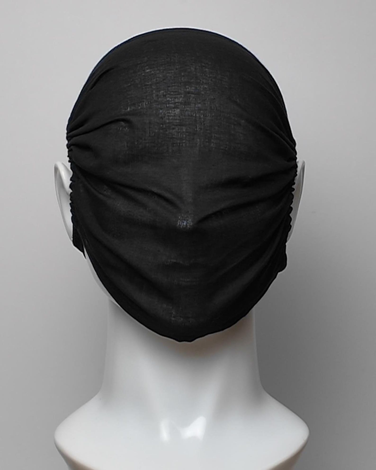 Cotton Full Face Mask - Faceless Silhouette, Minimalist Anonymity ...
