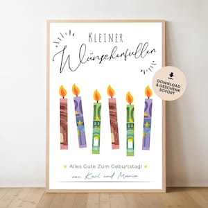 Cash gift for birthdays | Last-minute gift for women and men | Creative birthday gifts for ages 30, 50, 70 | Instant digital download